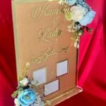 Thumb Board in Ice Blue and White Flowers