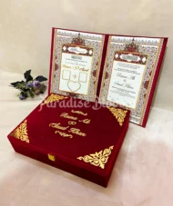 Personalized Nikah Booklet with Keepsake Box - Image 4