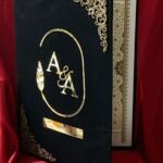 Nikah Nama Folder in Black and Gold