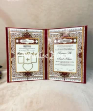 Personalized Nikah Booklet with Keepsake Box - Image 3