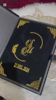 Self Design Fabric Black Booklet Premium - Image 4