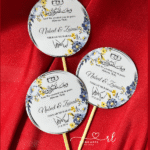 Mithai Toppers in Blue (Pack of 12)