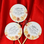 Mithai Toppers in Peach (Pack of 12)