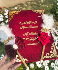 Personalized Nikah Booklet with Keepsake Box - Image 7