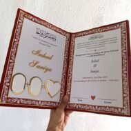 Nikah Nama in Red Velvet Wedding Gifts Online - Image 3